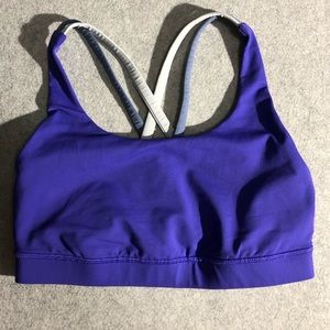Lululemon Energy sports bra purple, blue, grey